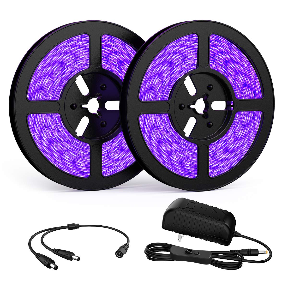 Onforu 33ft LED UV Black Light Strip Kit