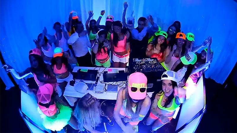 black light color party new orleans